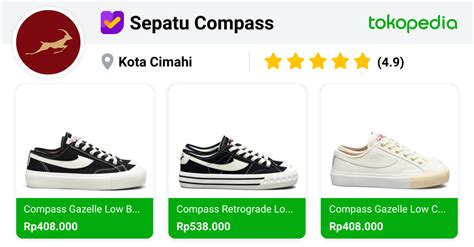 Sepatu Compass Official Store Produk Resmi Lengkap And Harga Terbaik