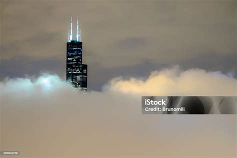 Lonely Skyscraper Stock Photo Download Image Now Willis Tower