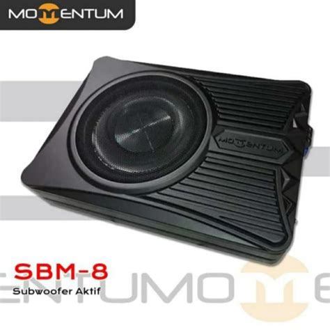 Jual Subwoofer Kolong Momentum Sbm Sbm Slim Inch Built In Power