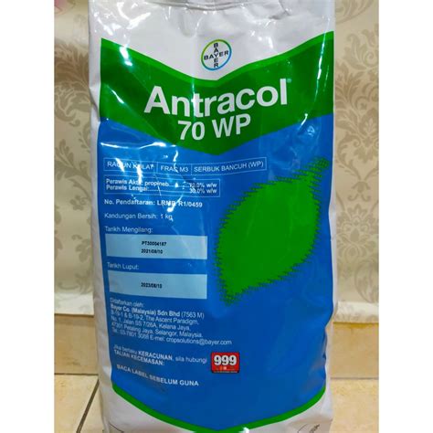 Antracol Fungicide Repacking Racun Kulat Serbuk Bancuh Untuk Pokok