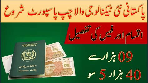 Fee Details Of Pakistani E Passport In 2023 Youtube