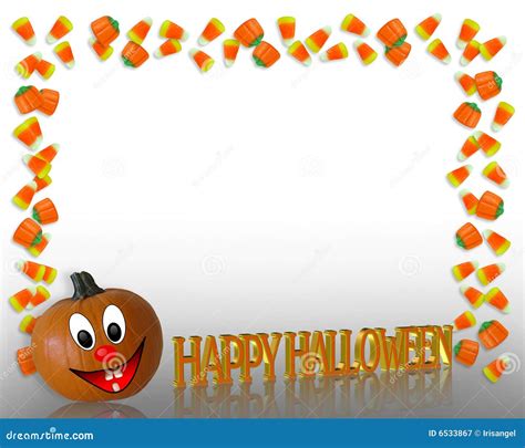 Halloween Border Candy Corn Royalty Free Stock Photography - Image: 6533867