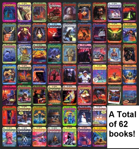 Goosebumps Complete Collection Of 62 Books Lazada