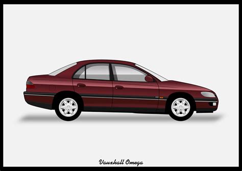 VAUXHALL OMEGA Colour Vector File Download .PDF, .svg, .png - Etsy