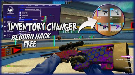 CS GO NOVO INVENTORY CHANGER FREE Cheat Reborn Hack LegitBot