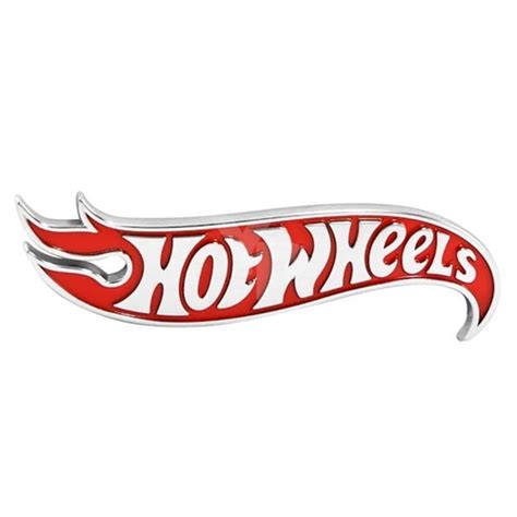 Hot Wheels Emblem Custom Red And Chrome