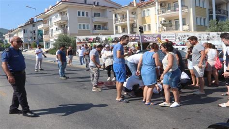 Fethiye De Ac Kaza Motosiklete Arpan Kamyon Ka T L A R