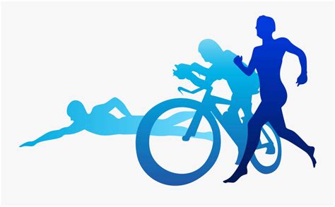 Best Triathlon Silhouette Clip Art Cdr - Iron Man Triathlon Png , Free ...