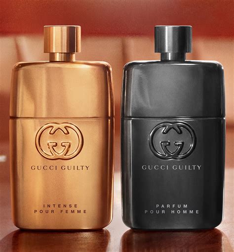 Gucci Guilty Eau De Parfum Intense Pour Femme And Gucci Guilty Pour Homme Parfum ~ إصدار جديد