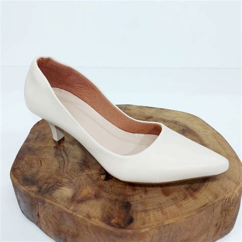 Scarpin Feminino Sapato Salto Baixo Colorido Craquele Nude Angelical Shopee Brasil