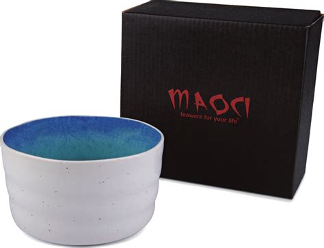 Maoci Matcha Schale Wei Innen Blau Tee Hoch N Online Shop