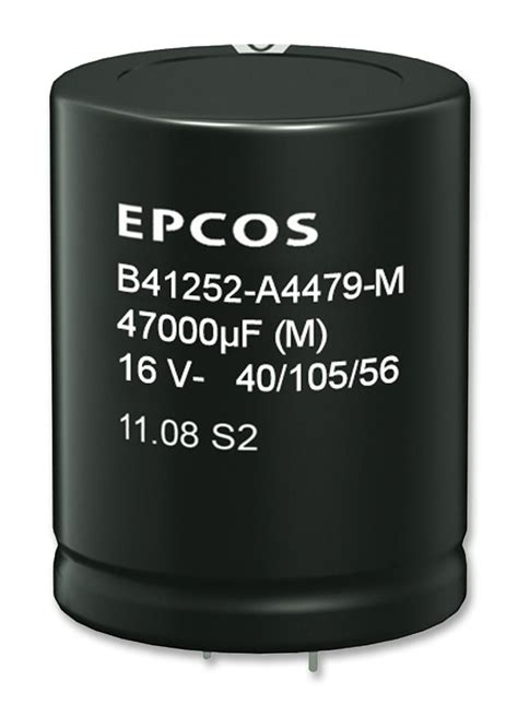 B41252A8109M000 Epcos Electrolytic Capacitor Snap in 10000 µF