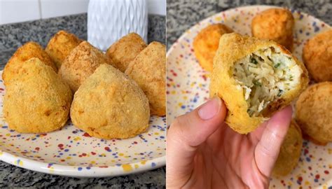 Coxinha Sem Massa Influenciadora Ensina Receita Cremosa Frango E