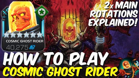 How To Play Cosmic Ghost Rider Key Rotations Guide Marvel Contest