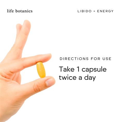 Life Botanics Libido + Energy Tablets | Support Healthy Libido + Energy