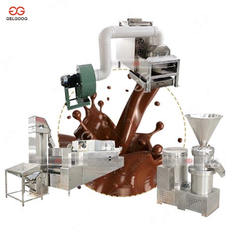 Customized Cocoa Mass Making Machine Cocoa Liquor Processing Machine