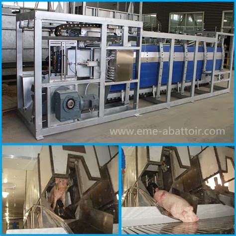 Complete Abattoir Slaughtering Line Pig Carcass Singeing Furnace