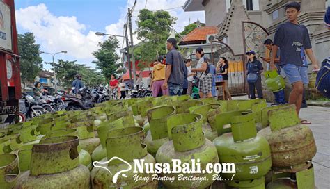 NUSABALI Operasi Pasar Elpiji 3 Kilogram Di Badung Berlanjut