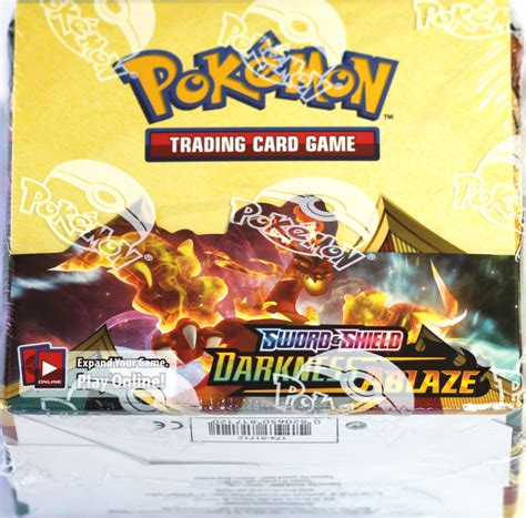 POKEMON SWORD SHIELD DARKNESS ABLAZE SEALED BOOSTER BOX Pokefeens