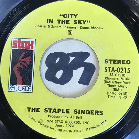 Yahoo The Staple Singers City In The Sky E