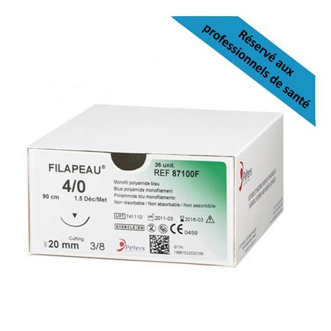 Suture Filapeau Non R Sorbable Usp