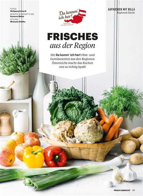 Billa Magazin Frisch Gekocht Design Tagebuch