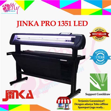 Jual MESIN CUTTING STICKER JINKA 1351 PRO LED COREL DRAW Shopee