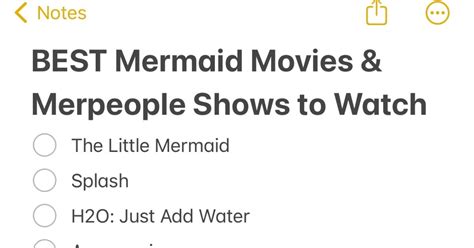 The Best Mermaid Movies and Merpeople Shows