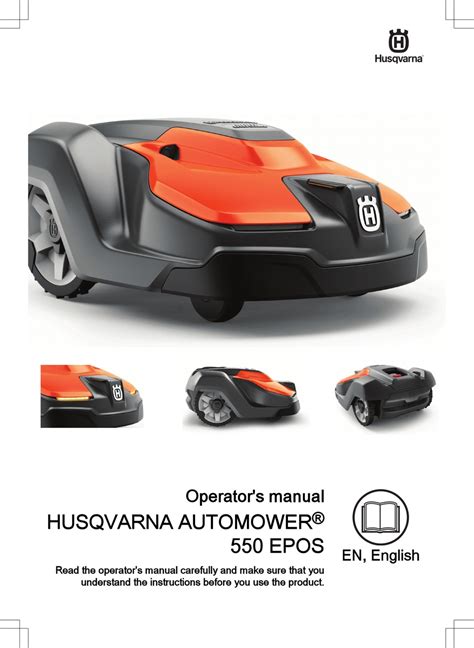 HUSQVARNA AUTOMOWER 550 EPOS OPERATOR'S MANUAL Pdf Download | ManualsLib