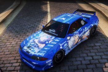 Kurata Mashiro Itasha Nissan Skyline BNR R32 Rocket Bunny Pandem GTA5