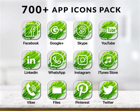 Bright Green App Icons Iphone Ios14 Design Icons Iphone Etsy