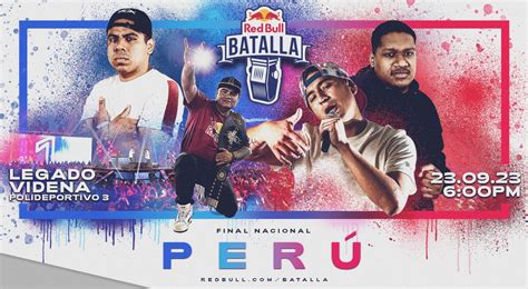 Red Bull Batalla Perú 2023 EN VIVO link para ver el final nacional de