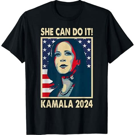 She Can Do It Kamala 2024 Madam Vice President T Shirt