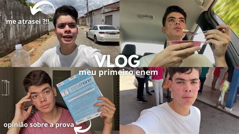 VLOG DO PRIMEIRO DIA DO ENEM 2023 COMO TREINEIRO rotina opinião