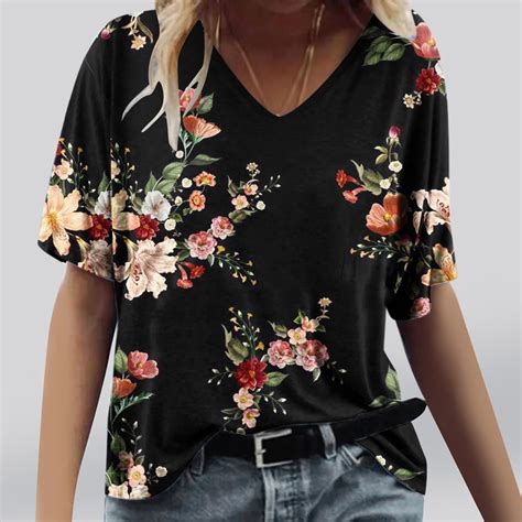 Walmart Membership Deals Womens Tops Summer Plus Plus Size Hawaiian