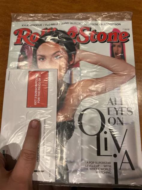 Olivia Rodrigo Rolling Stone Magazine October No Label New Sealed