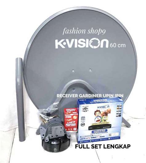 Parabola Mini Kvision Cm Paket Receiver Gardiner Upin Ipin Odu