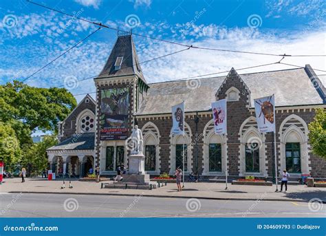 CHRISTCHURCH, NEW ZEALAND, JANUARY 21, 2020: Canterbury Museum in ...