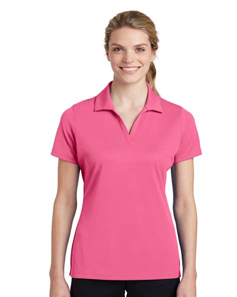 Sport-Tek Printed Women's 100% Performance RacerMesh Polo - Queensboro