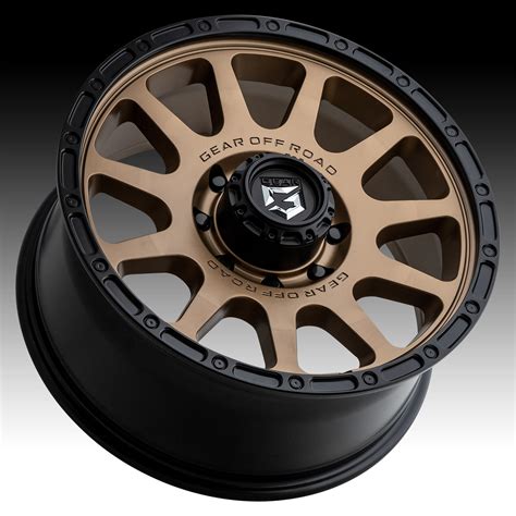 Gear Offroad 760BZ Proto Call Satin Bronze Custom Wheels Rims 760BZ