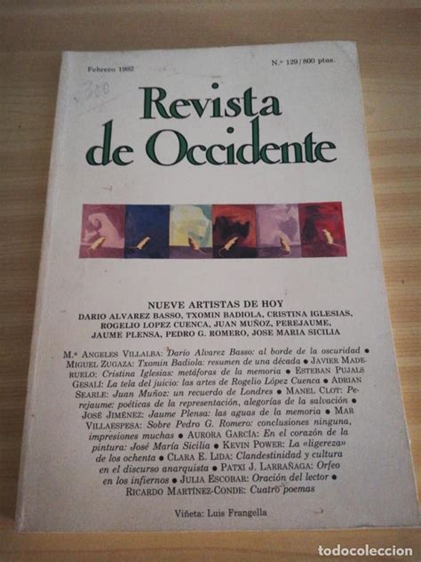 revista de occidente número 129 1982 Comprar Otras revistas y