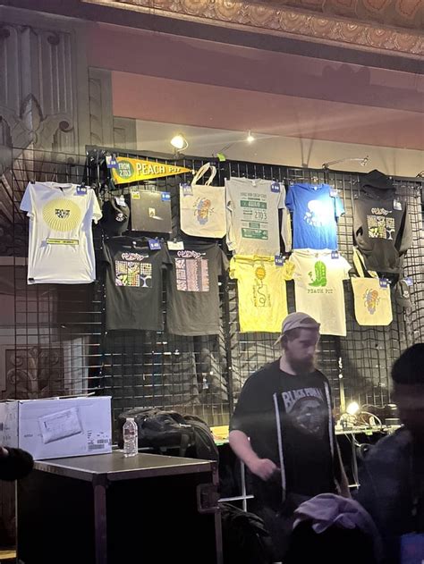 Merch sold during shows. : r/PEACHPIT