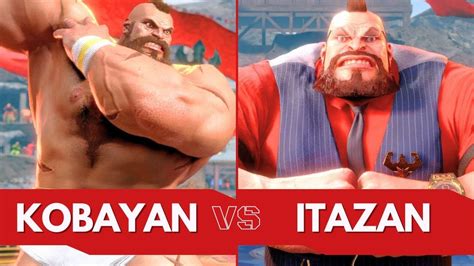 Sf Kobayan Zangief Vs Itazan Zangief Street Fighter