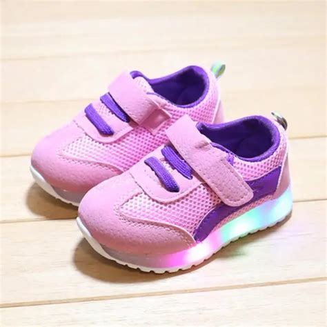 Toddler Baby Girs Led Light Shoes Boys Soft Luminous Outdoor Sport ...