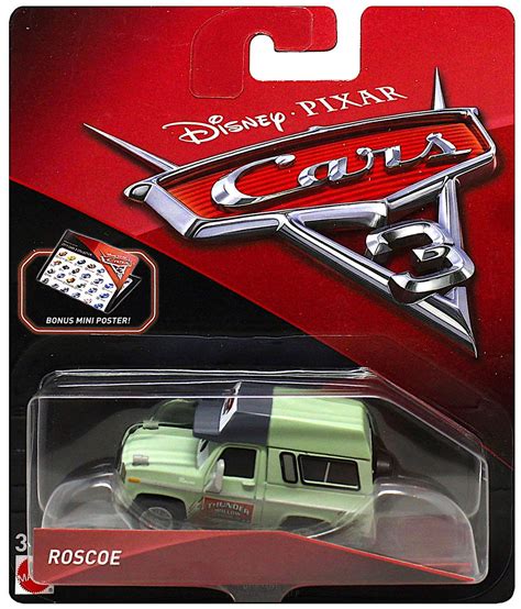 Disney Cars 3 Diecast Roscoe Gemdans