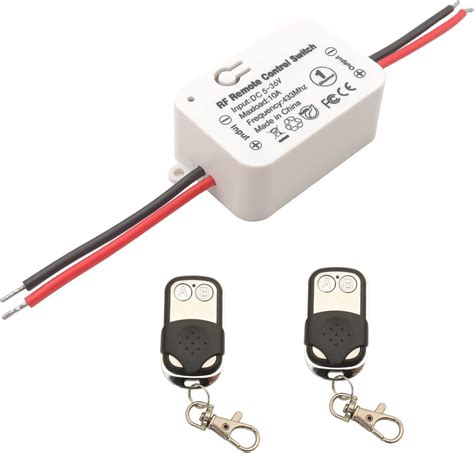 Dieserc 433mhz Universal Wireless Remote Control Switch Dc 12v 1ch Rf