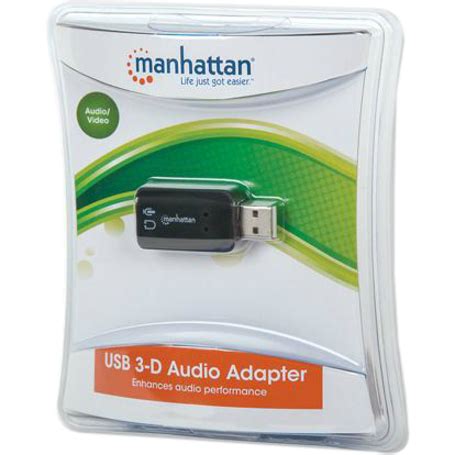 Manhattan Adaptateur De Son Usb D Sound Gpc Micro