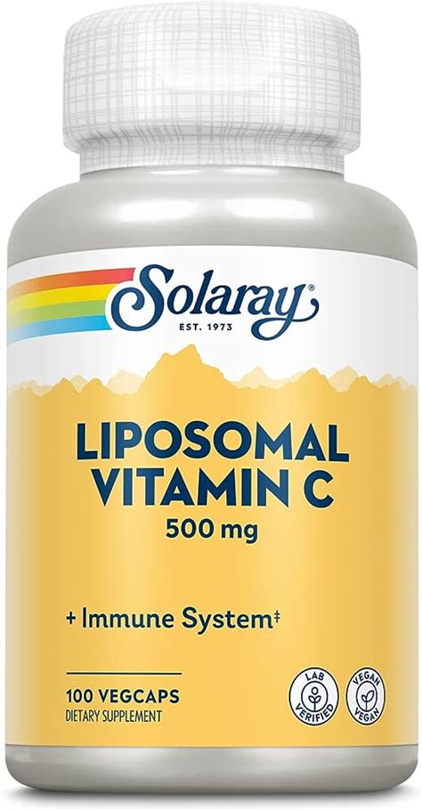 Solaray Liposomal Vitamin C Mg Ct C Vcp Save Big At Vitanet