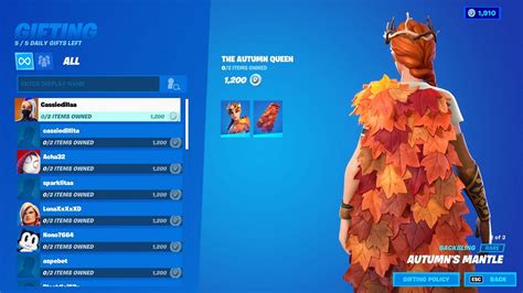 How to gift skins in Fortnite: A step by step guide