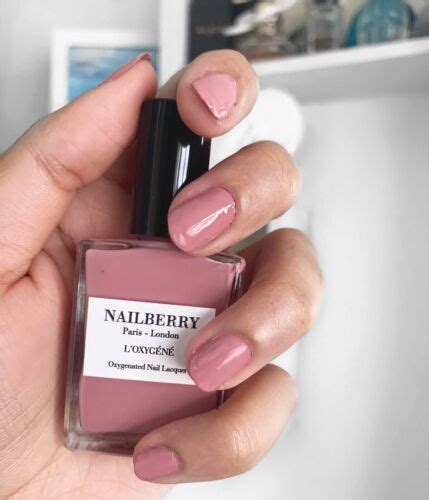 Nailberry LOVE ME TENDER Dusky Pink Rose Nude Nail Polish Vegan Chic